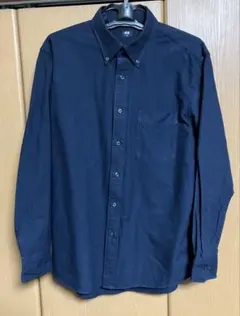 UNIQLO⭐︎ユニクロ　オックスフォードシャツ　ボタンダウン　ネイビー　M