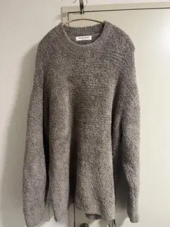 【新品タグ付き】ジェラートピケ　モコニット セーター Lサイズ ベージュ