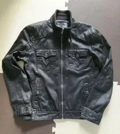 Affliction 美品 シングルライダースジャケット 黒 M