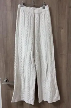 ZARA ザラキッズ　ニットパンツ 150センチ　アイボリー