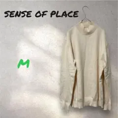 SENSE OF PLACE 『イージーケア』ストレッチモックネックセーター　Mのサムネイル