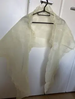 新品タグ付き　結婚式ショール　チュール　ショール　シアーショール　披露宴　結婚式