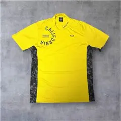 Oakley イエロー パフォーマンスフィットシャツ モックネック　カモフラ