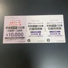 2026年最新】かぐらリフト券の人気アイテム - メルカリ