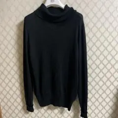 BURBERRY カシミヤブレンドブラック タートルネック ニット 2