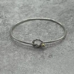 希少】ティファニー TIFFANY&CO フックアンドアイ バングル コンビ