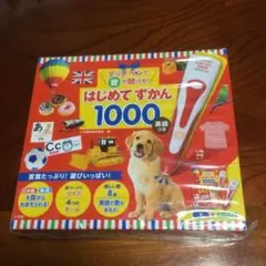 ☆新品未使用☆　タッチペンで音が聞ける! はじめてずかん1000 英語つき