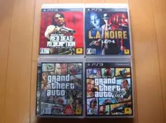 ＰＳ３ソフト４枚セット　レッドデッドリデンプション 他