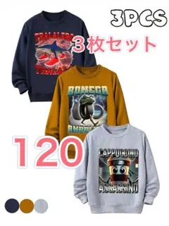 3枚セット　イタリアンブレインロット　120 トレーナー　薄手　ボネカアンバラブ