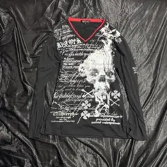 00s Y2K archive skull ラメ ロング Tシャツ