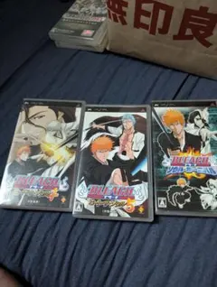 BLEACH ヒート・ザ・ソウル 4・5、ソウルカーニバル3本セット PSP