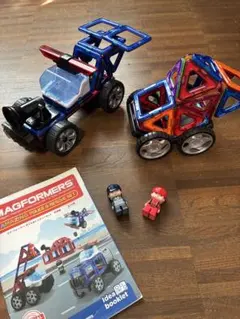 【おまけ付き】MAGFORMERS ポリス＆レスキューセットのサムネイル