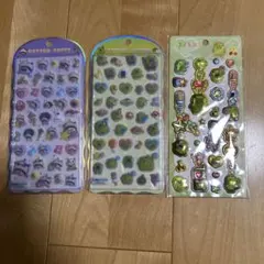 たまごっち シール 3枚セット　コットンパフィ、ぷくきら