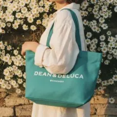 DEAN&DELUCA タイ限定 トートバッグ L グリーン A4 肩掛け …のサムネイル