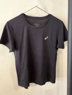 ASICS ブラック Tシャツ Mサイズ