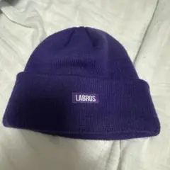 LABROS 紫 ニット帽