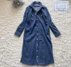 Lee/リー　デニムシャツロングワンピース　サイズS