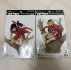 値下げ中　ハイキュー コスパ 限定 アクリルアートスタンド 黒尾 孤爪研磨　2点