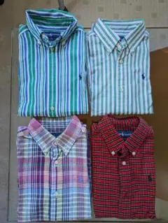 1 ＃　ラルフローレン長袖シャツ　１２０センチ　6サイズ　4枚セット