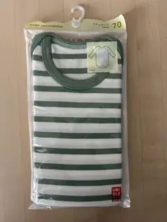 【新品未開封】UNIQLO ボディスーツ 長袖 70サイズ