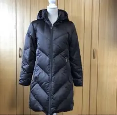 MONCLER ロングダウンコートフード付　サイズ0 ブラウン