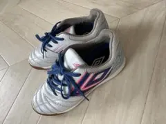 美品アンブロ ACCERATOR 19.0cm サッカー インドアシューズ室内用