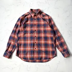 UNIQLO/ユニクロ/長袖シャツ/L/チェック/フランネル/ネルシャツ/メンズ