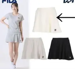 FILA ♡【美品】2024FW ミニワッフルのフレアスコートL
