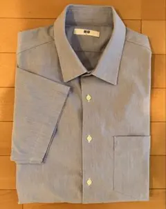6月24日まで出品❗️ユニクロドライノンアイロンジャージーシャツ（半袖）BLUE
