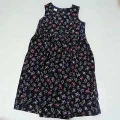 120〜122★ローラアシュレイ★お花柄！コーデュロイワンピース★7Y