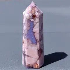 ラスト　高品質　ブルー桜瑪瑙　ブルーアゲート　スフィア　柄　花　5.7センチ ラーちゃん 高品質 ブルー桜瑪瑙 ブルーアゲート スフィア 花