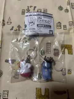 ひこにゃん めじるしアクセサリー 2個セット ひこにゃんB わるにゃんこ将軍実写