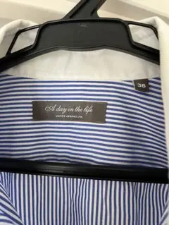 ユナイテッドアローズ A day in the life ストライプシャツ 38