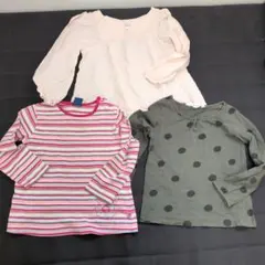 OshKosh 100cm ストライプ長袖カットソー