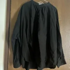 nop de nod ブラック長袖シャツ　黒