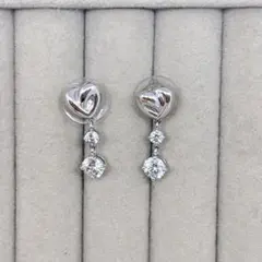 Swarovski スワロフスキー Lifelong Heart ドロップピアス