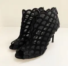 Sergio Rossi セルジオロッシ オープントゥ ブーティ サンダル 36