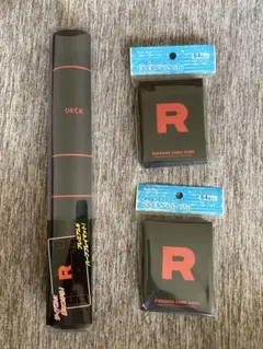 【新品未開封】ロケット団 デッキシールド2個&プレイマットセット