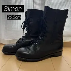 Simon 長編上安全靴 安心靴 警備靴 26.5cm 黒 ファスナーのサムネイル