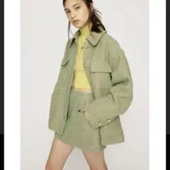 新品 sly outer ジャケット ミニタイトスカート セットアップ