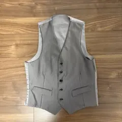 AOKI　フォーマル　ベスト　リバーシブル　グレー　ブラック
