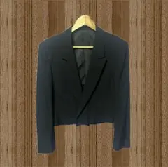 短丈 テーラードジャケット リメイク