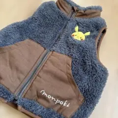 monpoké ピカチュウ フリースベスト 90cm