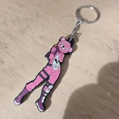 Fortnite フォートナイト ピンクマ ラバーマスコットキーホルダー