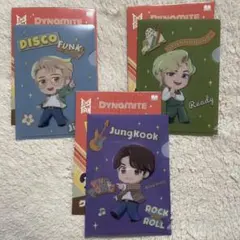 BTS TINYTAN DYNAMITE ミニクリアファイル ジミン テテ グク