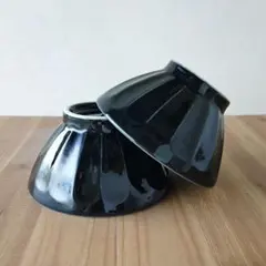 ネイビーしのぎ茶碗・２個　美濃焼〈新品・未使用〉のサムネイル