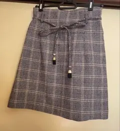 Lily Brown チェック柄ミニスカート