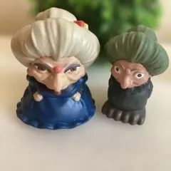 ジブリ 千と千尋の神隠し 指人形フィギュア 湯婆婆 湯バード 置物 インテリア