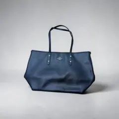 ロ*】様 【COACH】ブラック レザートートバッグ A4可