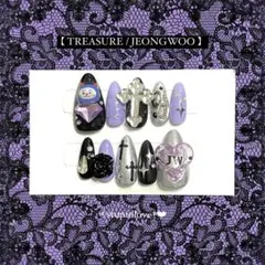 ネイルチップ 推しネイル TREASURE ジョンウ 現品 オーダーのサムネイル